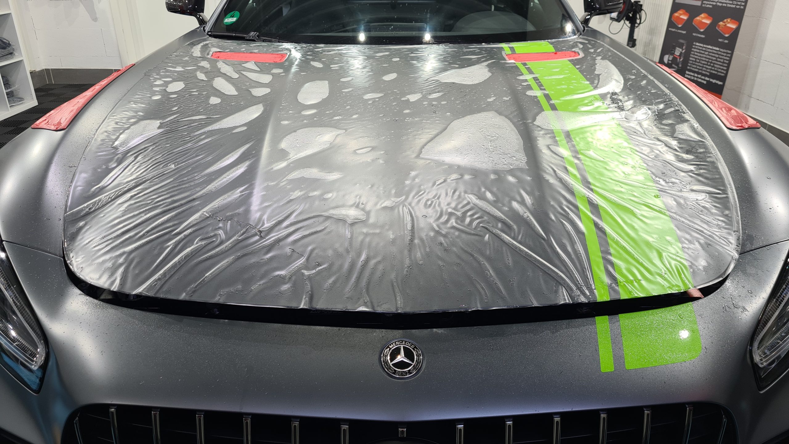 Mercedes GTR Steinschlagschutz Lackschutzfolie Transparent Schweller R+L